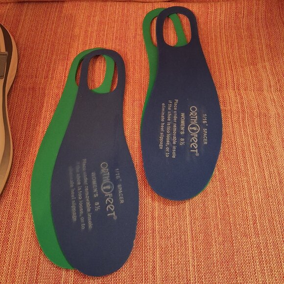 Orthofeet Naya Hands-Free Slip-On Sneakers Women's Sz 8.5 2E Blue Comfort - Picture 2 of 12